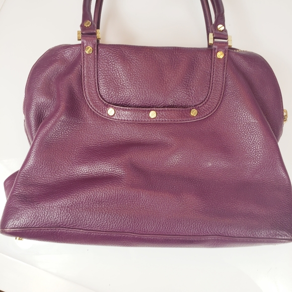 Tory Burch Amanda purple satchel bag - Picture 4 of 8